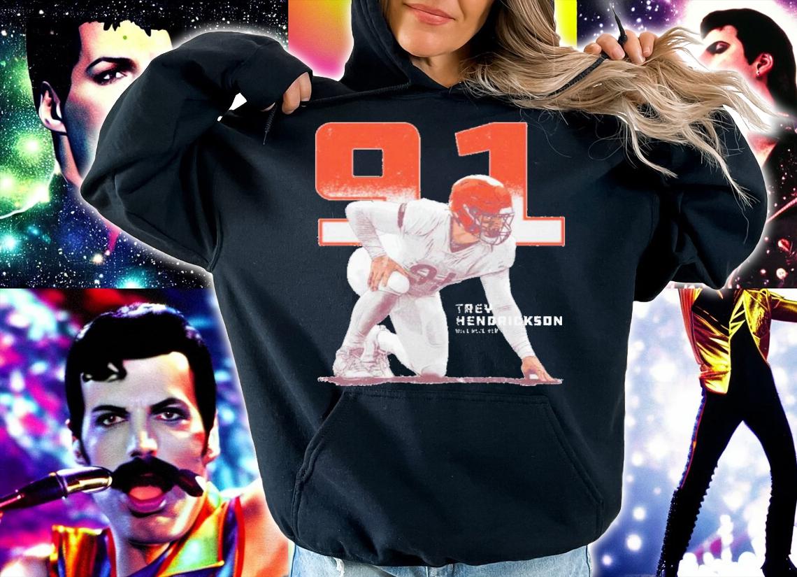 Trey Hendrickson Cincinnati Outline Football Shirt t-shirt