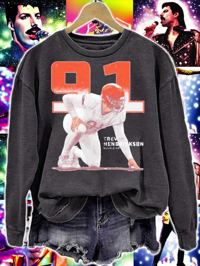 Trey Hendrickson Cincinnati Outline Football Shirt t-shirt