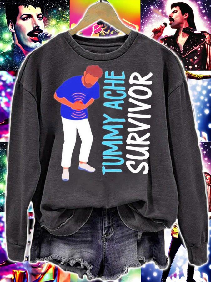 Tummy Ache Survivor Funny T-Shirt t-shirt
