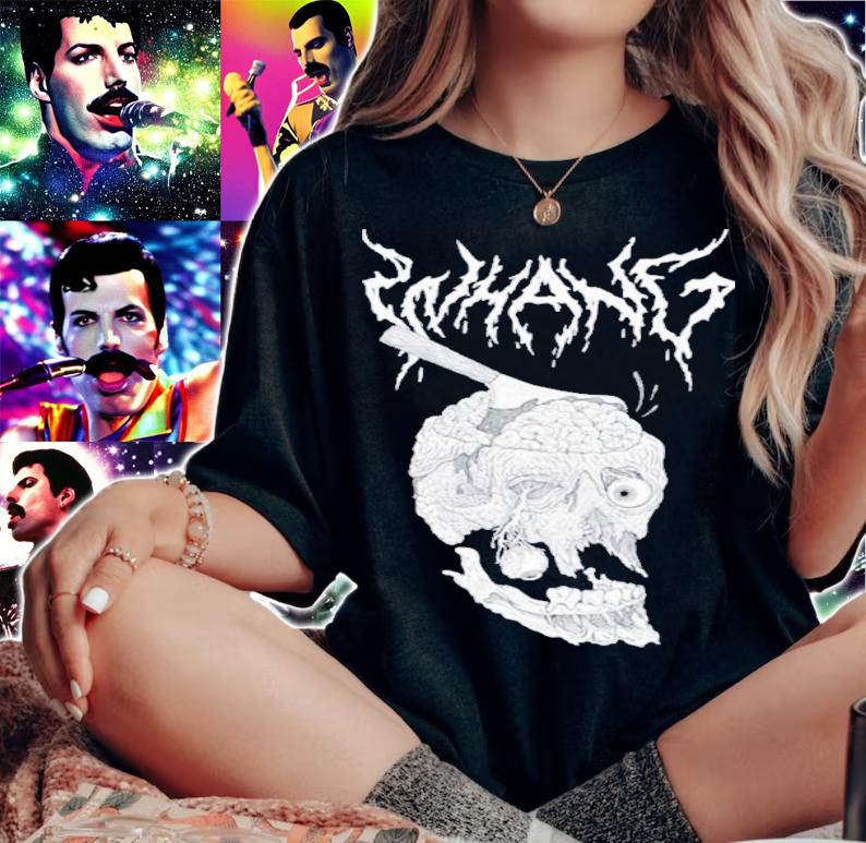 Whang Skull Justin Whang T-Shirt t-shirt woman shirt