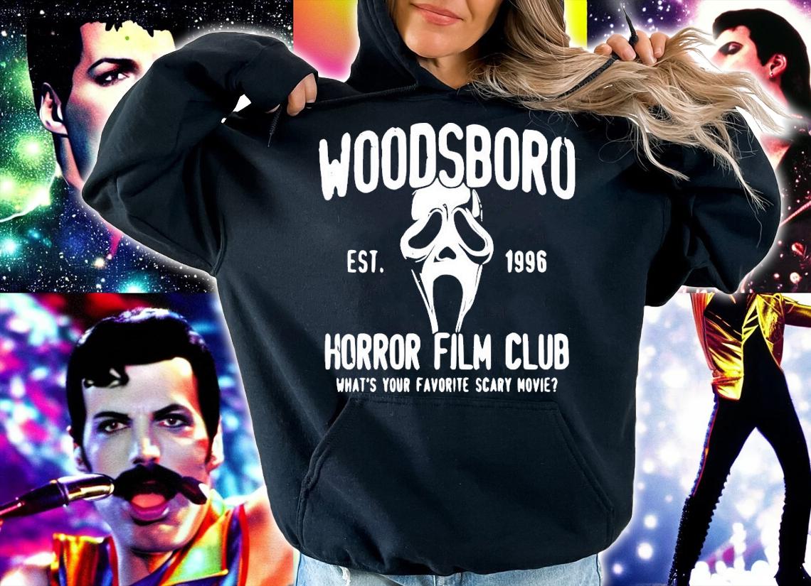 Woodsboro Horror Club Halloween T-Shirt t-shirt hoodie