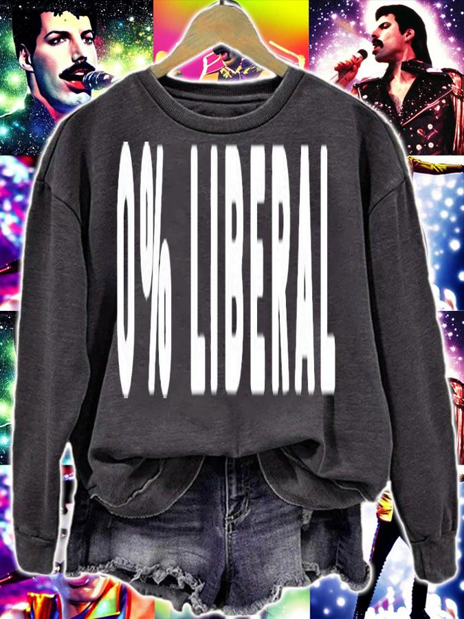 0% Liberal Zero Percent Liberal T-Shirt t-shirt