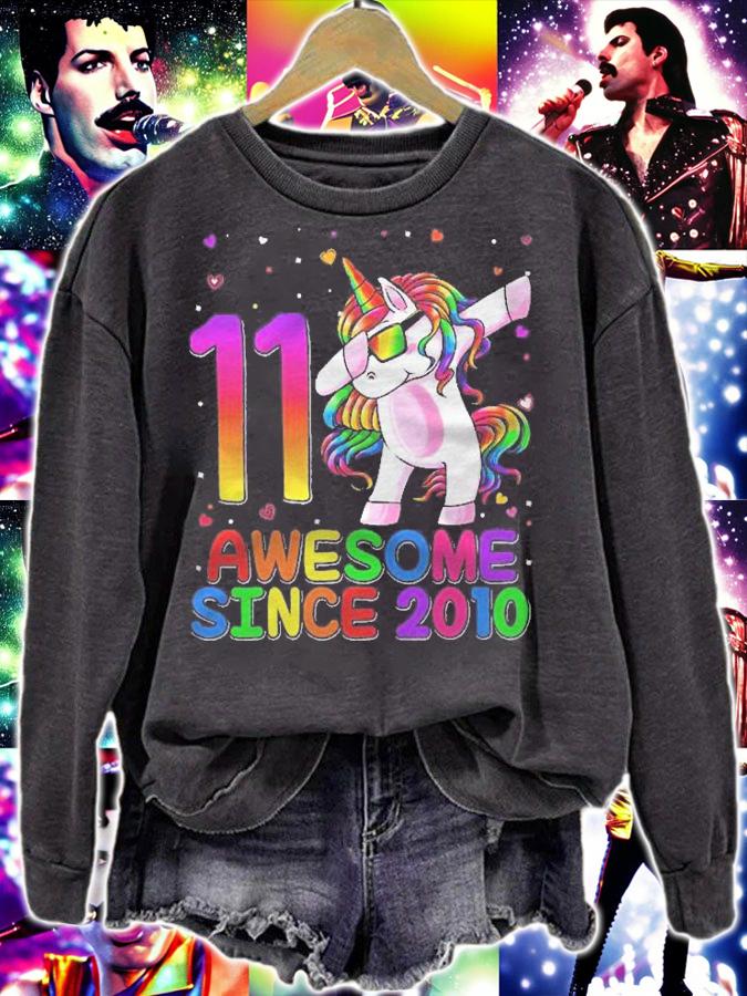 11 Years Old Unicorn Dabbing 11Th Birthday Girl Unicorn Shirt t-shirt