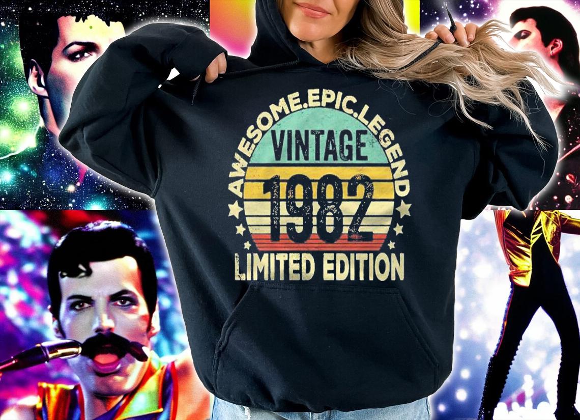 39 Years Old Retro Vintage Awesome Birthday 1982 Ver2 Shirt t-shirt hoodie