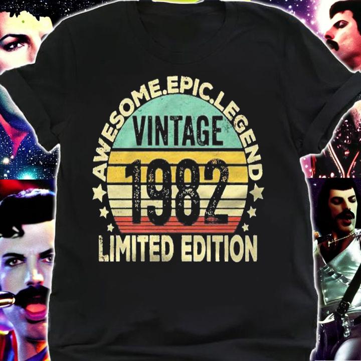 39 Years Old Retro Vintage Awesome Birthday 1982 Ver2 Shirt t-shirt shirt