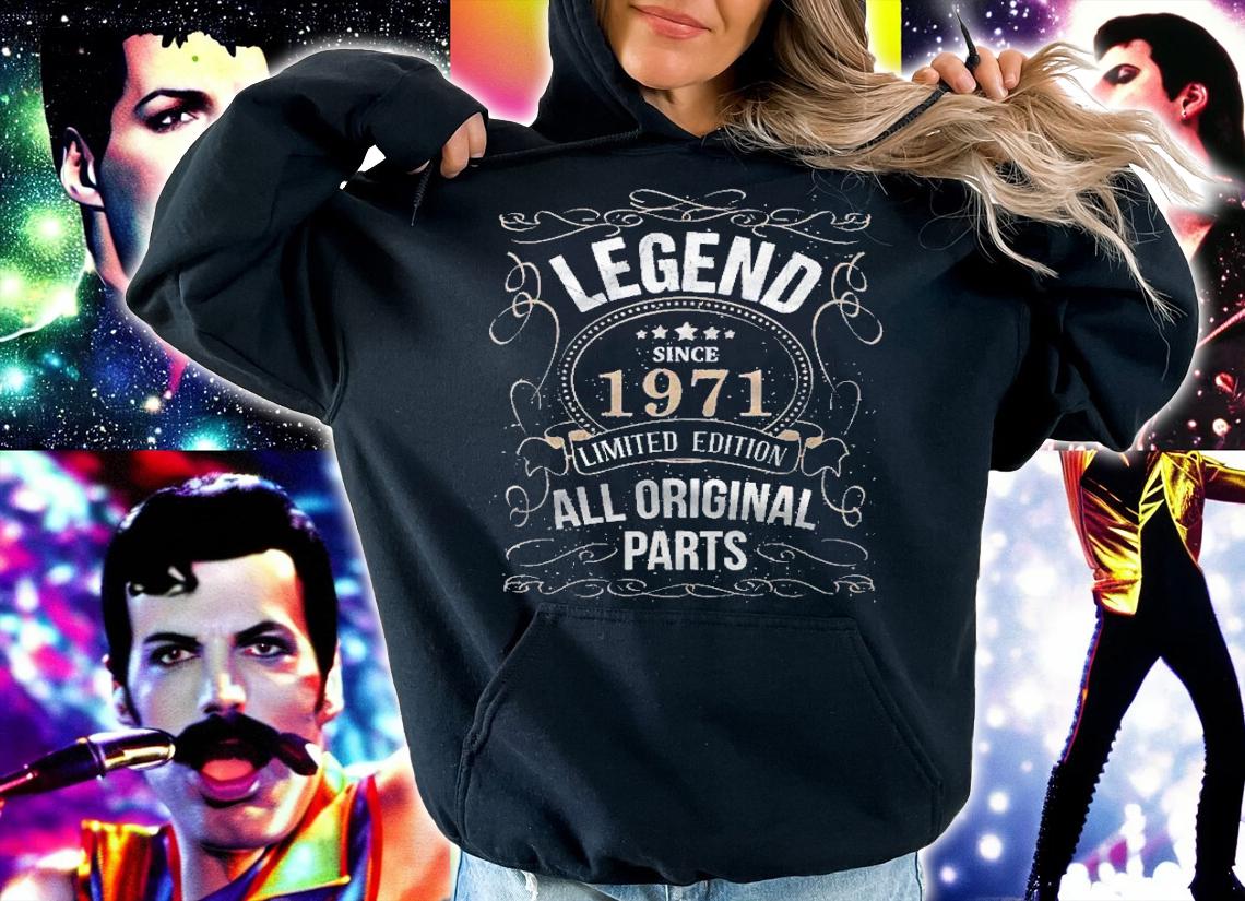 50Th Birthday Legend Since 1971 Original 50 Years Old Shirt t-shirt