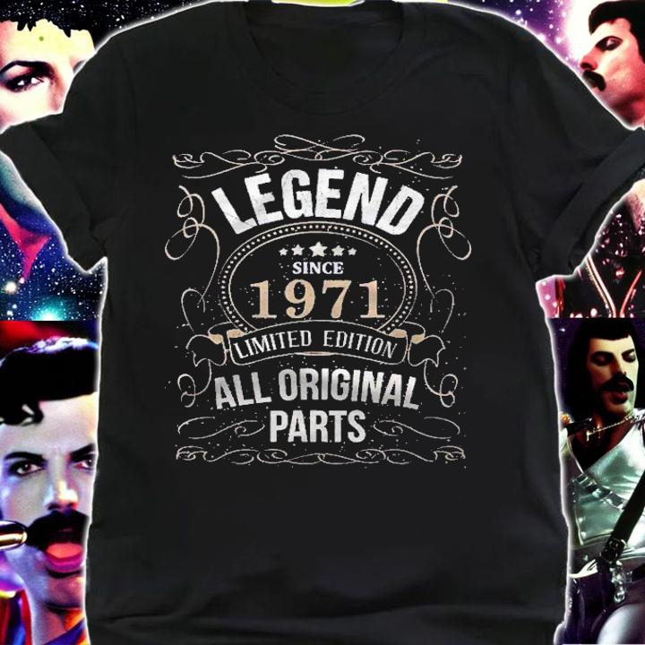 50Th Birthday Legend Since 1971 Original 50 Years Old Shirt t-shirt