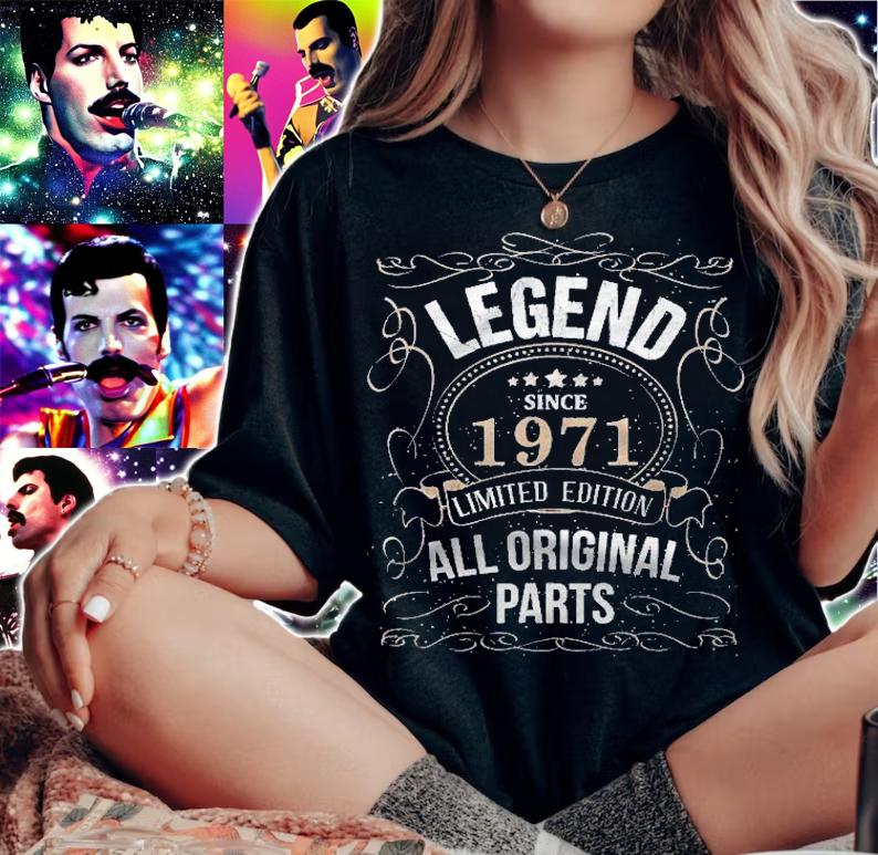 50Th Birthday Legend Since 1971 Original 50 Years Old Shirt t-shirt