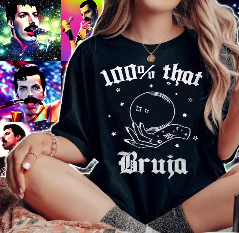 100% That Bruja Halloween Mexican Bruja Shirt t-shirt woman shirt