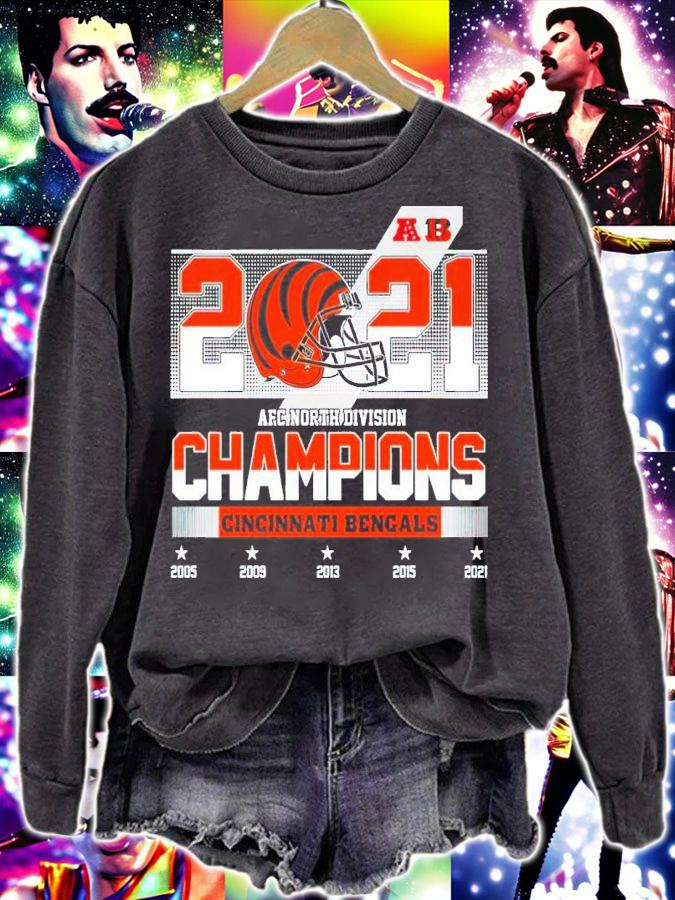 2021 AFC North Division Champions Cincinnati Bengals Shirt t-shirt sweatshirt