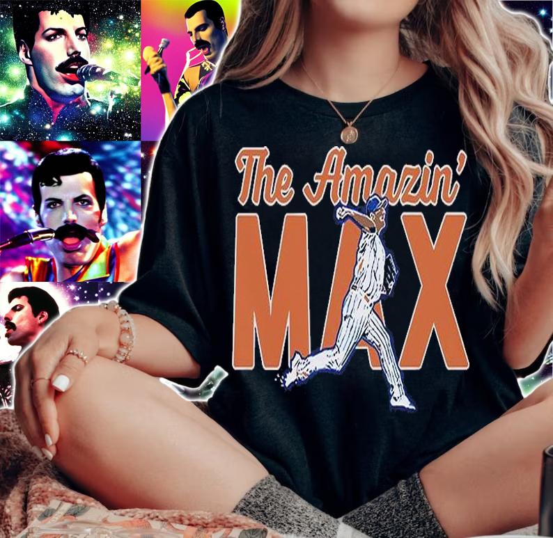 2021 The Amazin Max Scherzer New York Mets T-shirt t-shirt woman shirt
