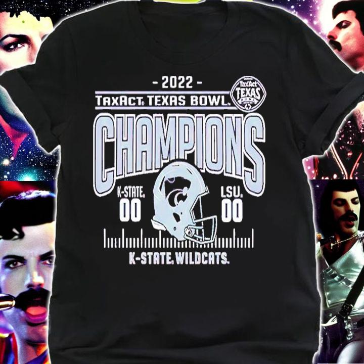 2022 Taxact Texas Bowl Champions K-State Wildcats Vs LSU Tiger Shirt t-shirt shirt