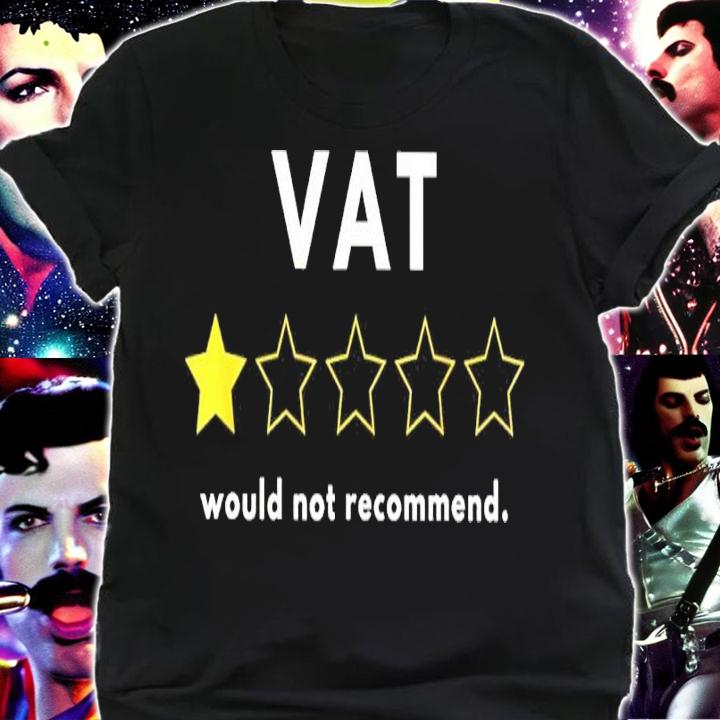 Accountant VAT One Star Out Of Five Would Not Recommend Shirt t-shirt