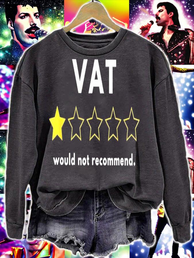 Accountant VAT One Star Out Of Five Would Not Recommend Shirt t-shirt