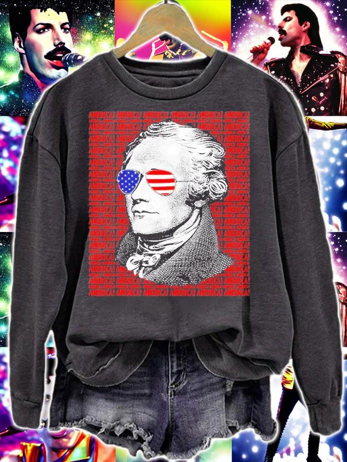 Alexander Hamilton America Patriotic Usa 4Th Of July T-Shirt t-shirt sweatshirt