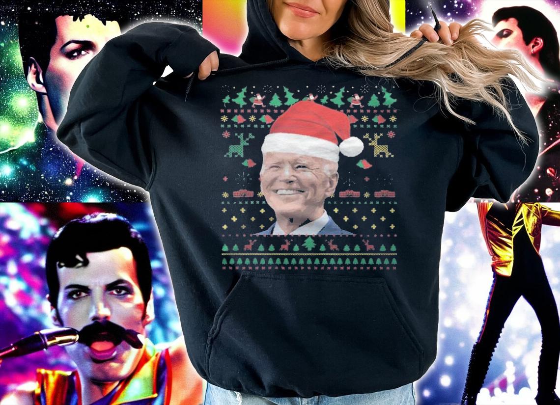 Anti President biden Ugly Christmas Best President Xmas President T-Shirt t-shirt hoodie