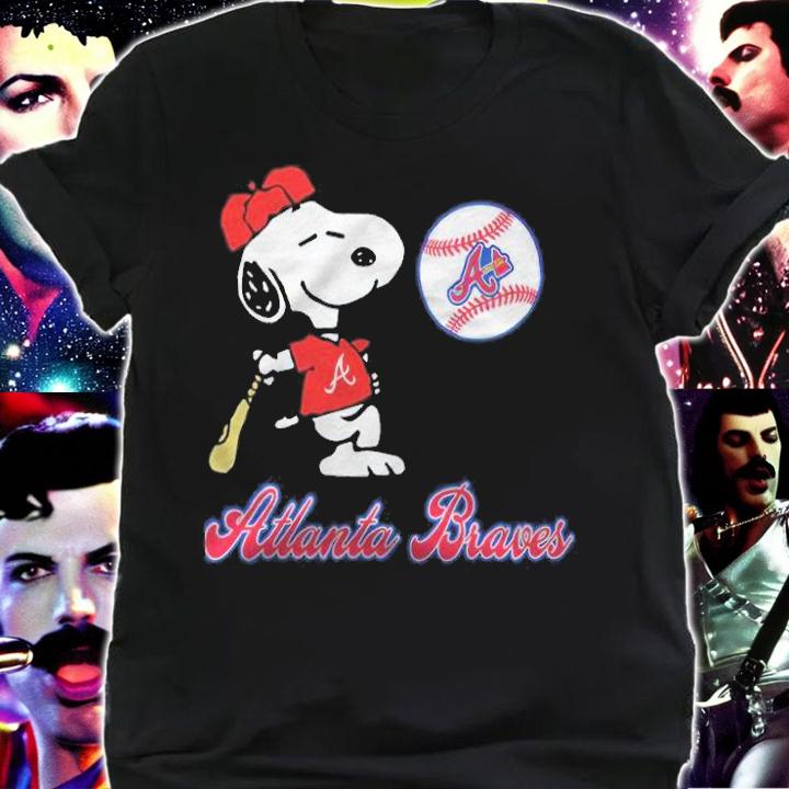 Atlanta Braves Snoopy baseball shirt t-shirt shirt