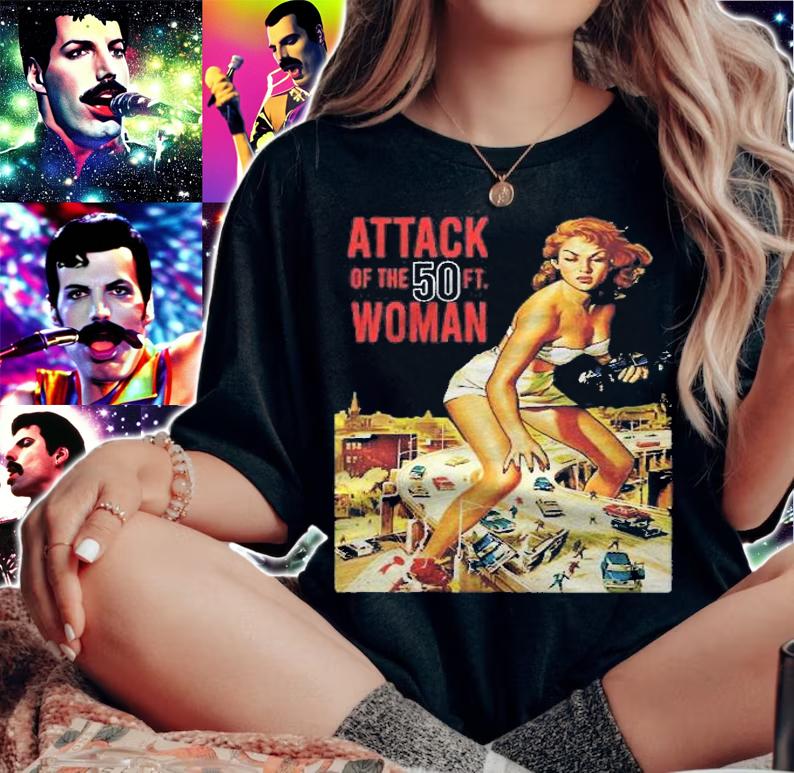 Attack Of The 50 Foot Woman Classic Essential Shirt t-shirt
