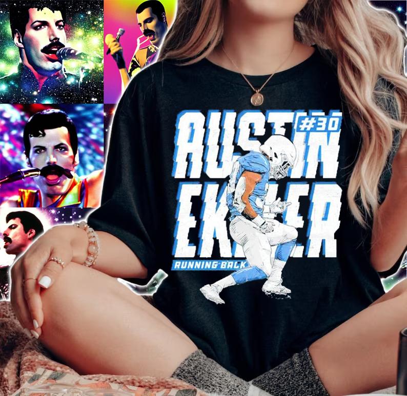 Austin Ekeler Celebration Los Angeles Football Shirt t-shirt woman shirt