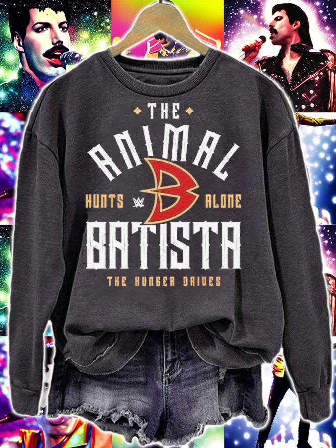 Batista The Animal Hunts Alone The Hunger Drives Shirt t-shirt