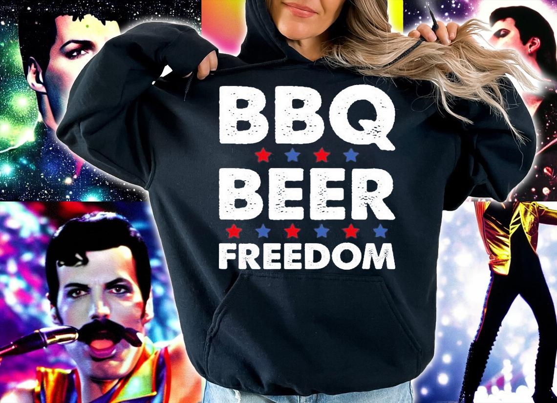 BBQ Beer Freedom Star T-Shirt t-shirt hoodie