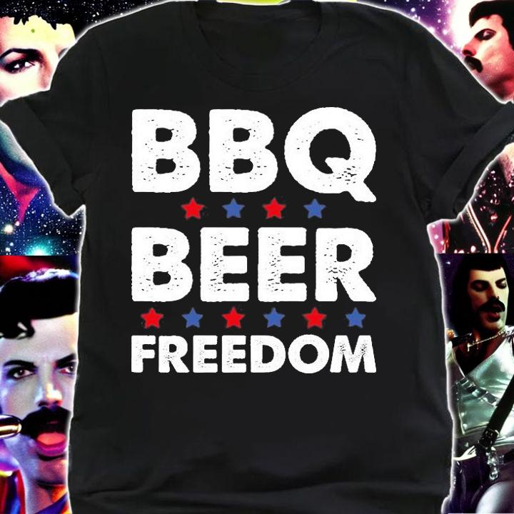 BBQ Beer Freedom Star T-Shirt t-shirt shirt