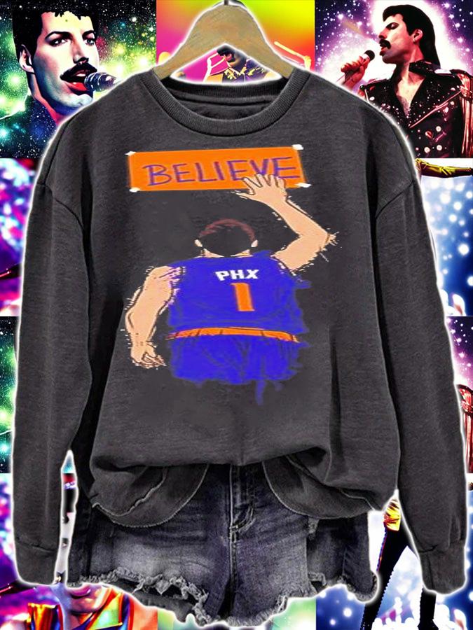 Believe Phoenix Devin Booker Phoenix Basketball T-Shirt t-shirt sweatshirt