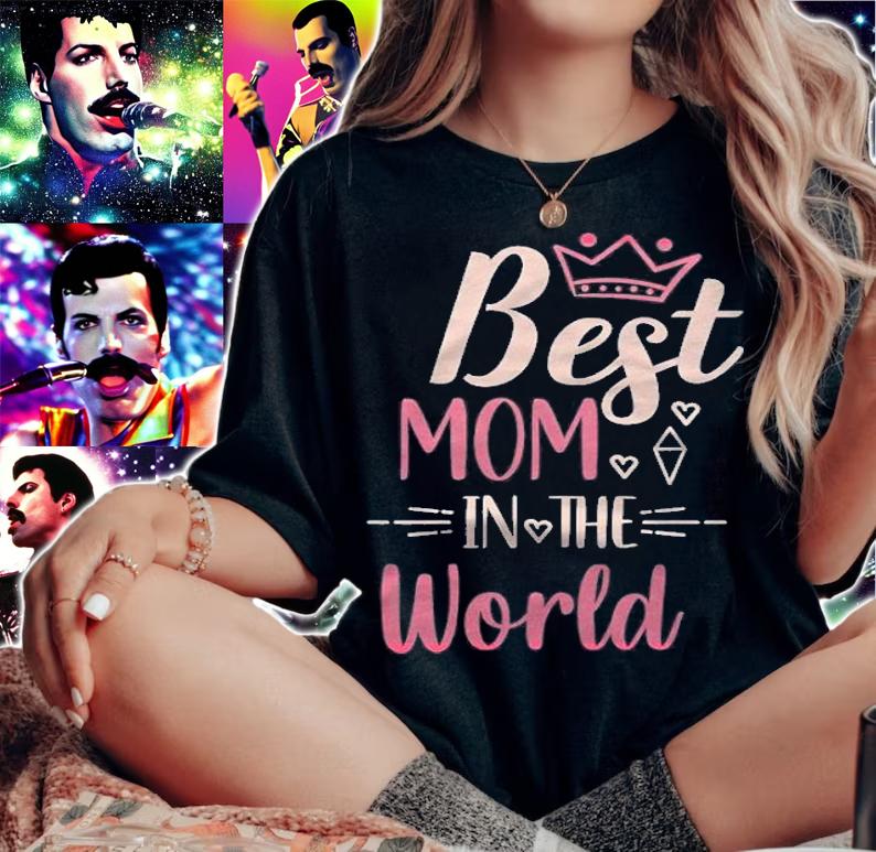 Best mom in the world mom day shirt t-shirt woman shirt