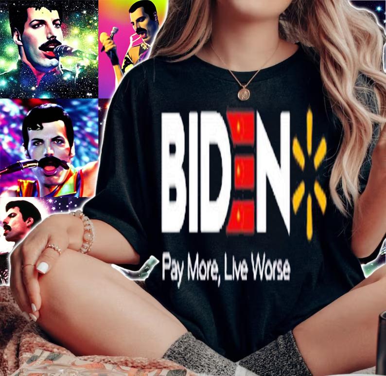 Biden Pay More Lives Worse T-Shirt t-shirt woman shirt