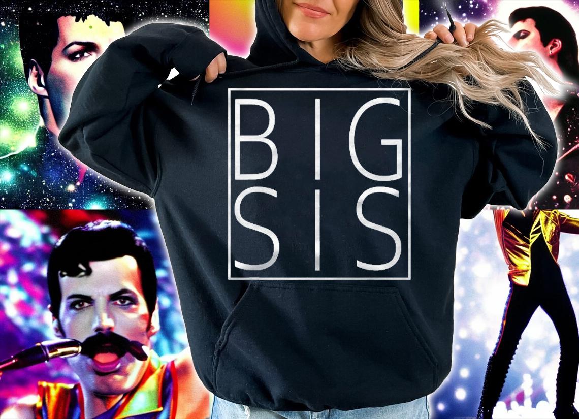 Big Sis Minimal Square Family Matching Tee Boxed Big Sister T-shirt t-shirt