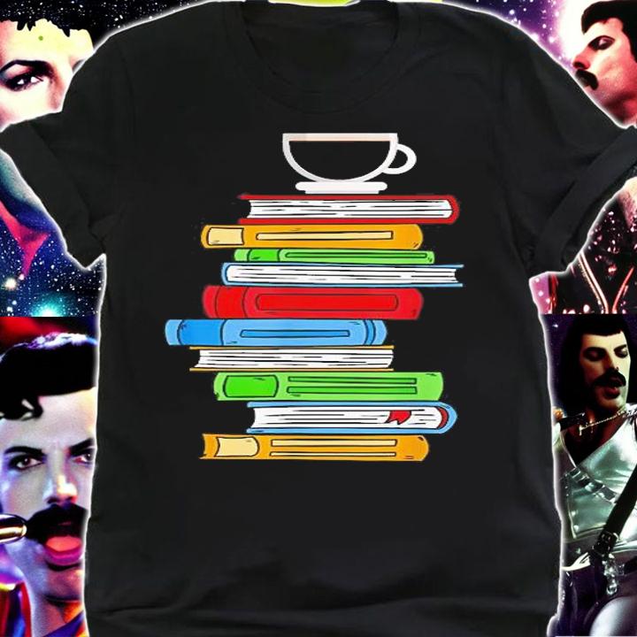 Books & Coffee Reading Literature Education T-Shirt t-shirt shirt