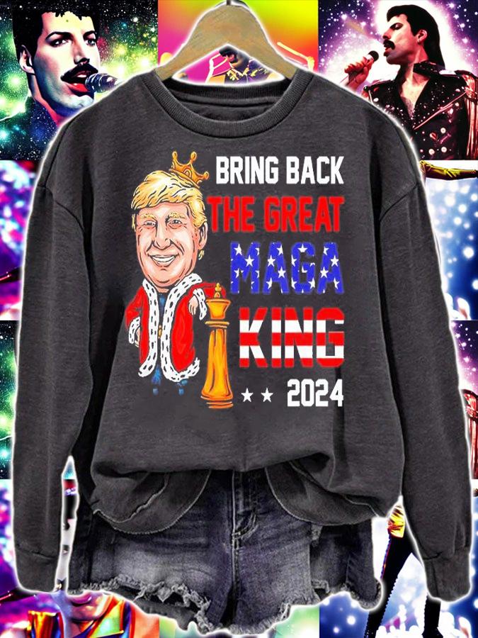 Bring Back The Great Maga King 2024 Ultra Mega Patriot T-Shirt t-shirt sweatshirt