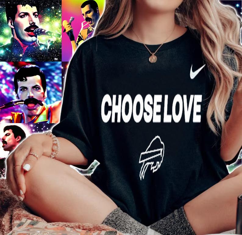 Buffalo Bills Choose Love T-Shirt t-shirt woman shirt