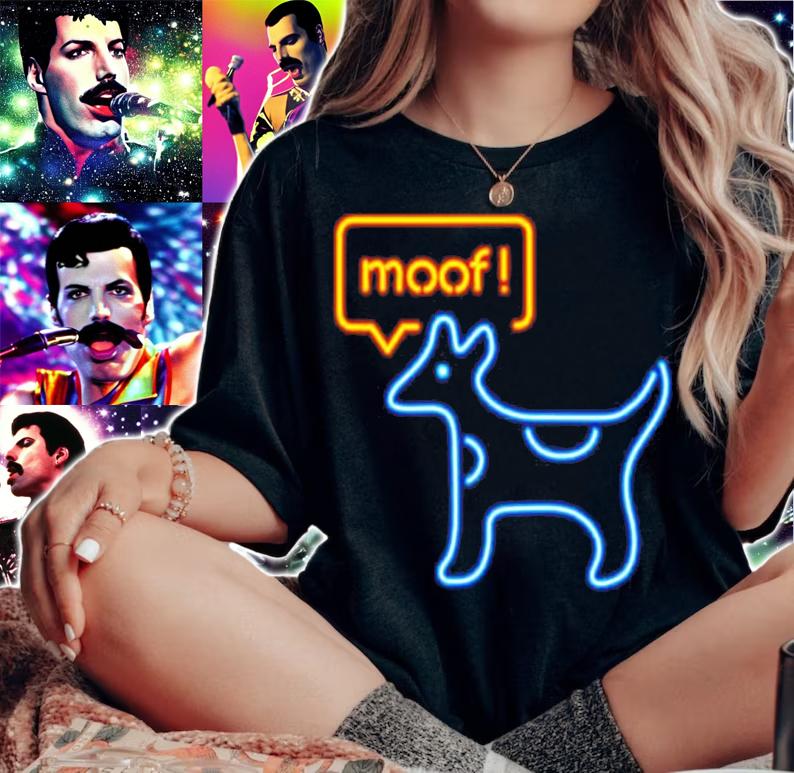 Bureau W W Dog Cow Moof Shirt t-shirt woman shirt