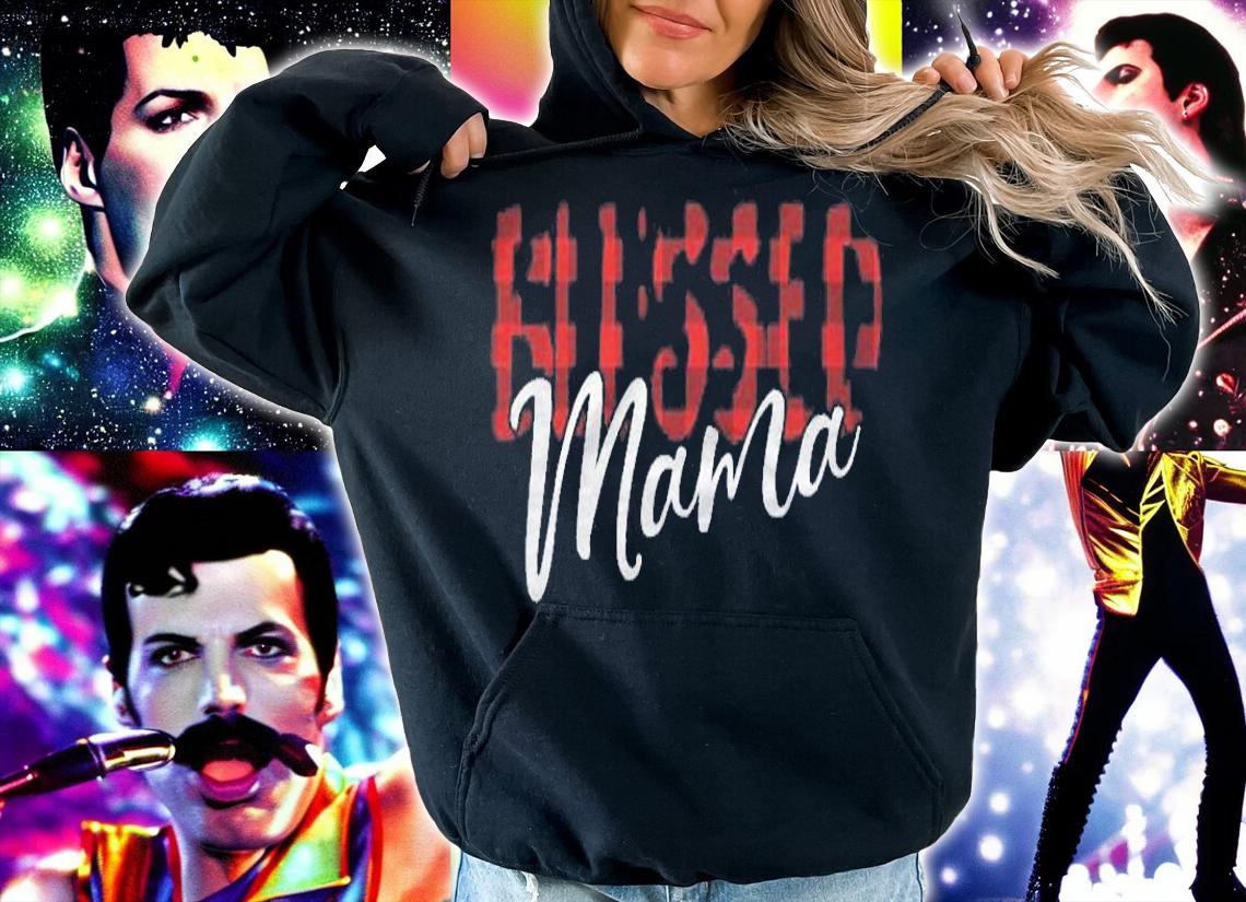 Blessed Mama Woman Buffalo Plaid Thanksgiving Gift Mother Shirt t-shirt hoodie