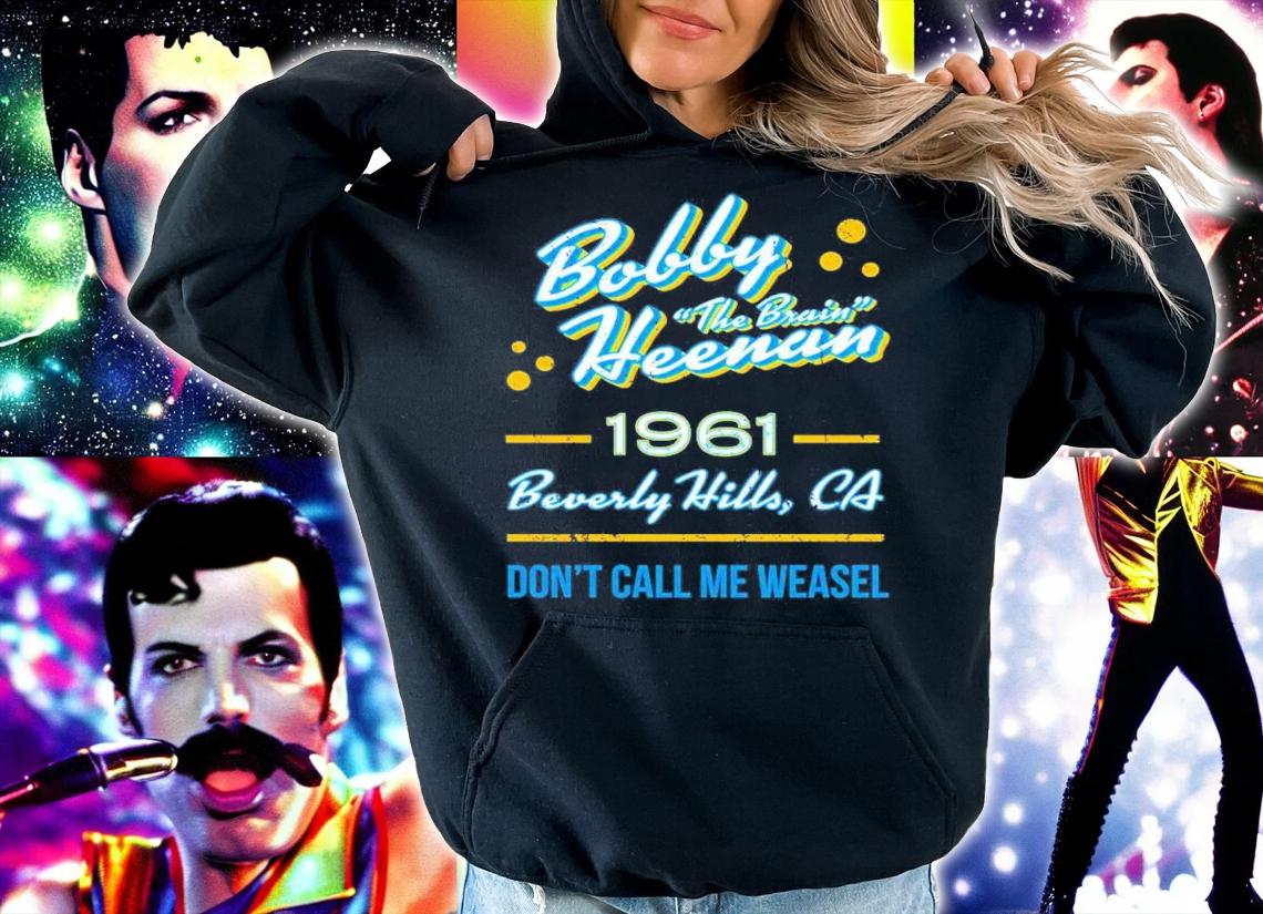 Bobby The Brain Heenan 1961 Beverly Hills Don't Call Me Weasel Shirt t-shirt