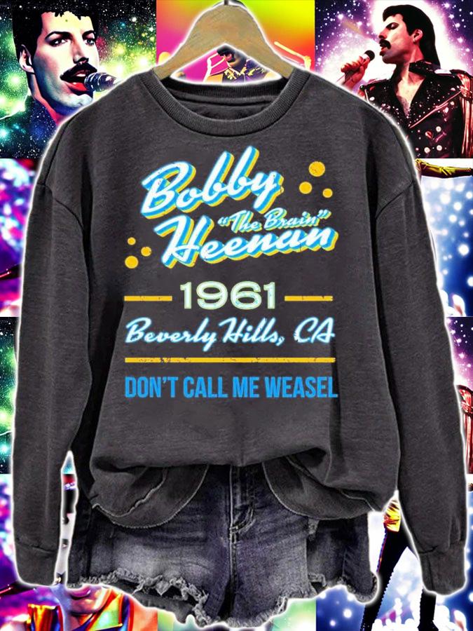Bobby The Brain Heenan 1961 Beverly Hills Don't Call Me Weasel Shirt t-shirt