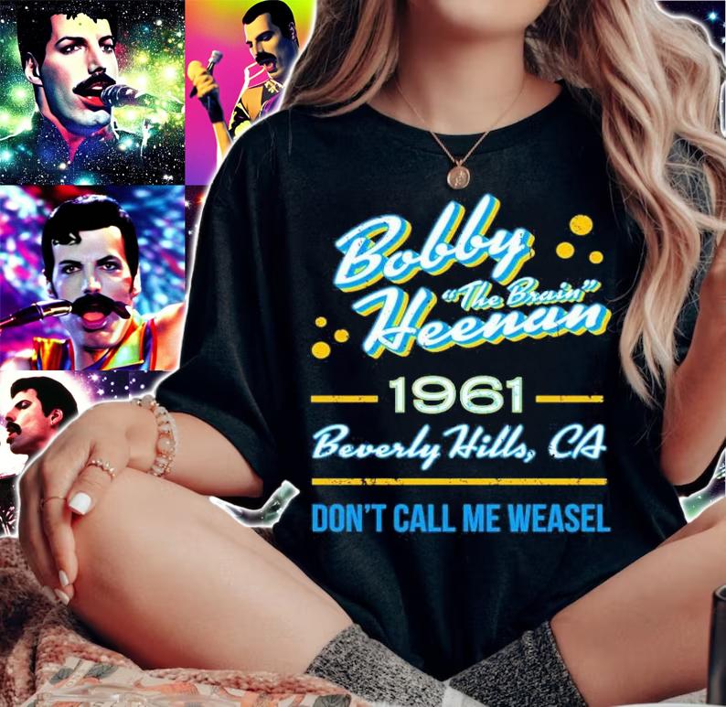 Bobby The Brain Heenan 1961 Beverly Hills Don't Call Me Weasel Shirt t-shirt