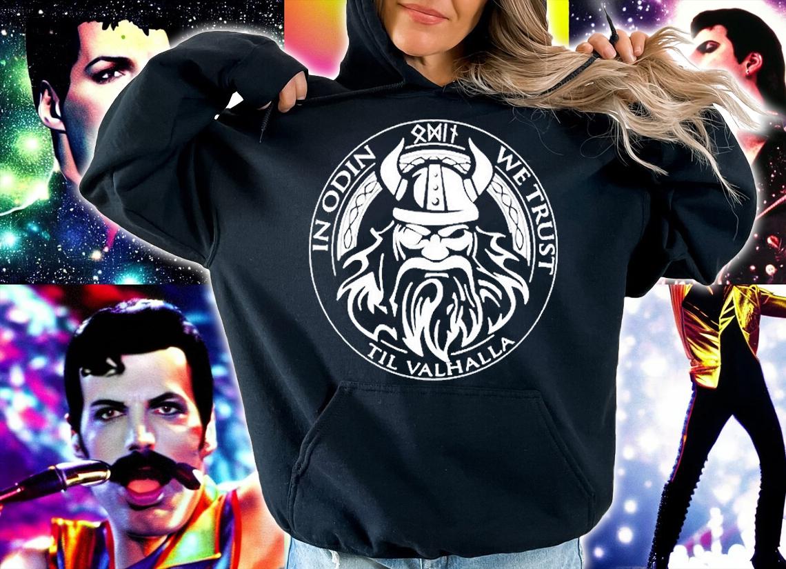 In Odin We Trust Till Valhalla Viking Norse God Pullover T-Shirt t-shirt