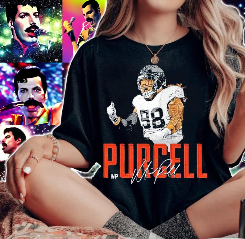 Mike Purcell Player Name Denver Football Signature Shirt t-shirt woman shirt