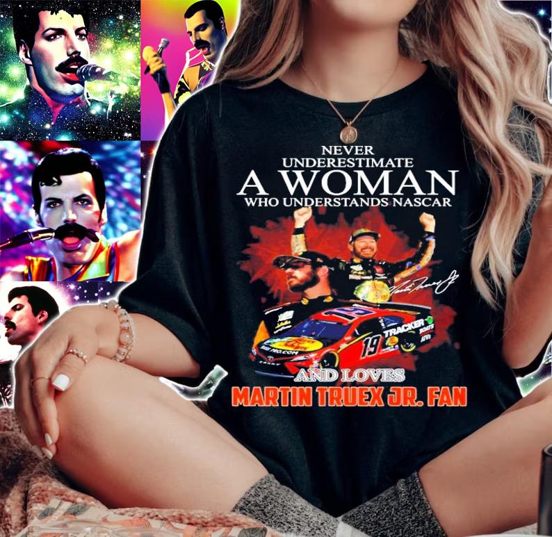 Never Underestimate A Woman Who Understands Nascar And Loves Martin Truex JR. Fan Shirt t-shirt