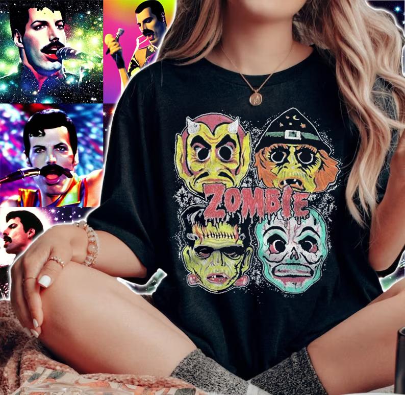 Rob Zombie head Halloween characters T-shirt t-shirt