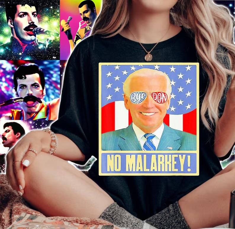 Vote Joe Biden 2022 To Bye Don And For No Malarkey T-Shirt t-shirt