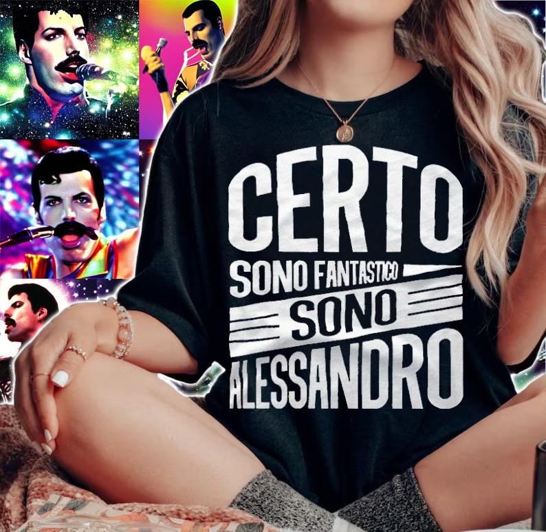 Certo sono Fantastico sono Alessandro T-shirt t-shirt