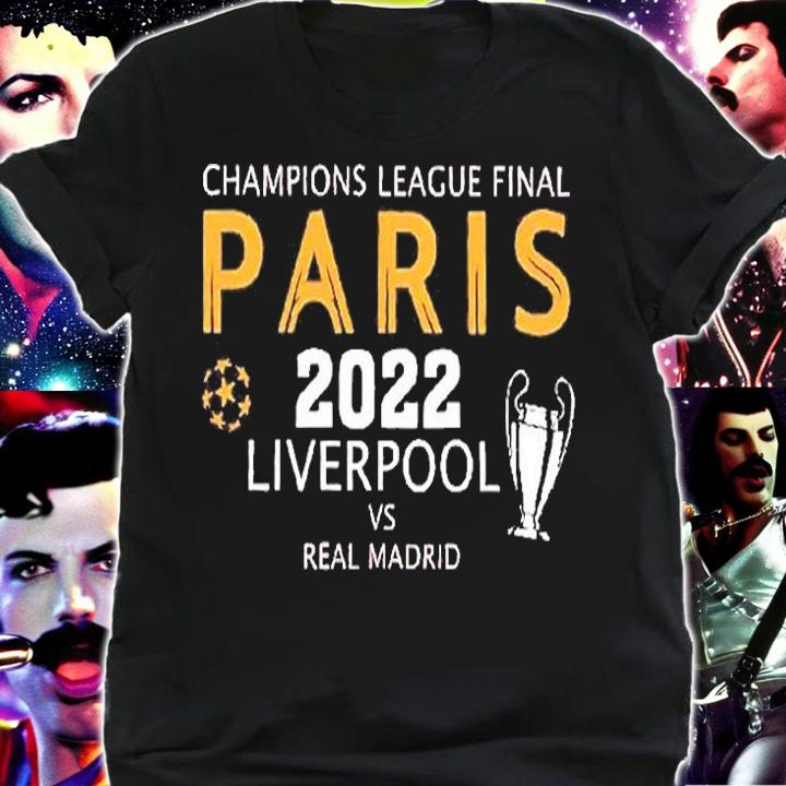 Champions League Final Paris 2022 Liverpool Vs Real Madrid T-Shirt t-shirt