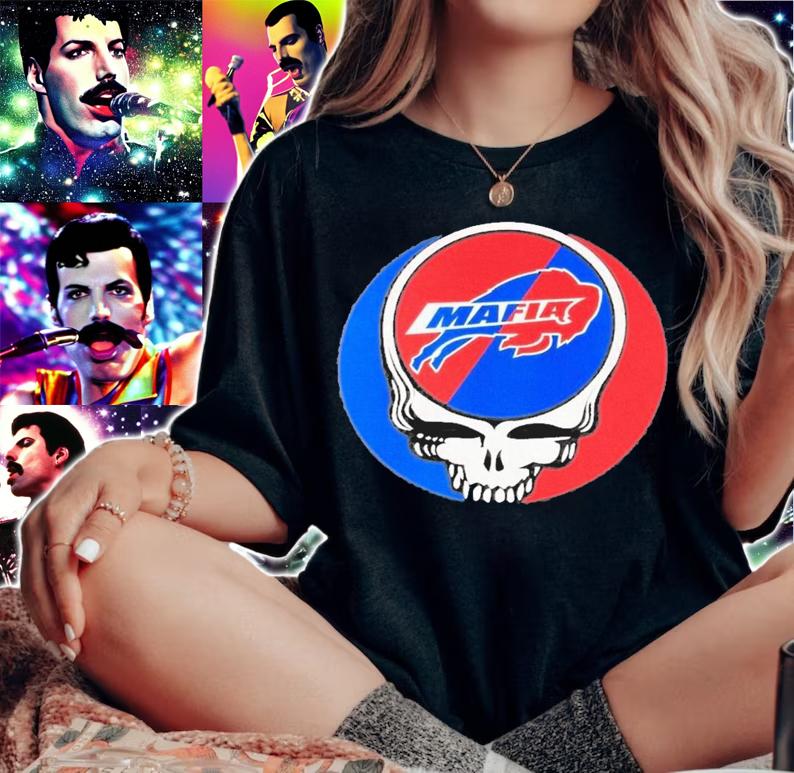 Grateful Dead Mafia Buffalo Bills t-shirt