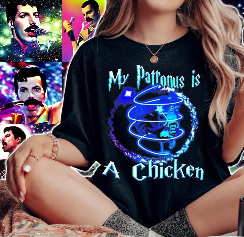 Halloween Chicken My Patronus Is A Chicken Magical Chicken Lover Shirt t-shirt woman shirt