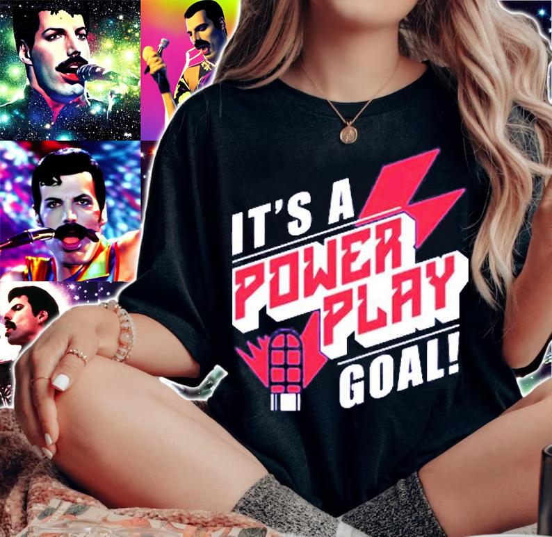 It's A Power Play Goal T-Shirt t-shirt woman shirt