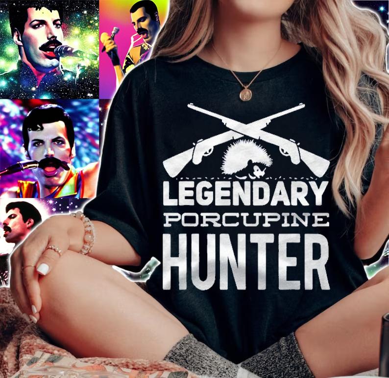 Legendary Porcupine Hunter I Hunting I Porcupine shirt t-shirt woman shirt