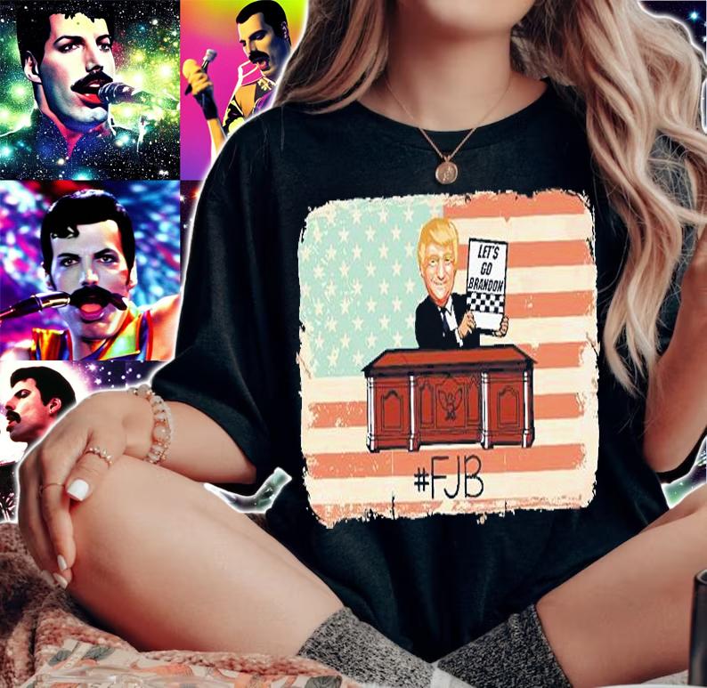 Let's Go Brandon FJB Donald Trump T-Shirt t-shirt woman shirt